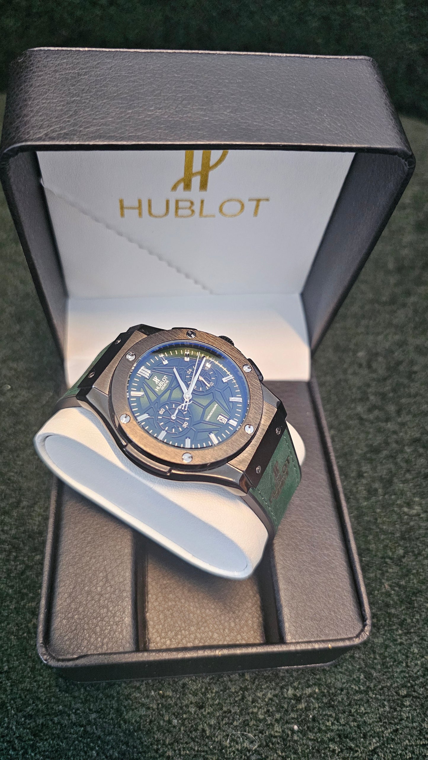 🔥 Hublot Prestige Dual Edition – Luxury Men's Chronograph Watch