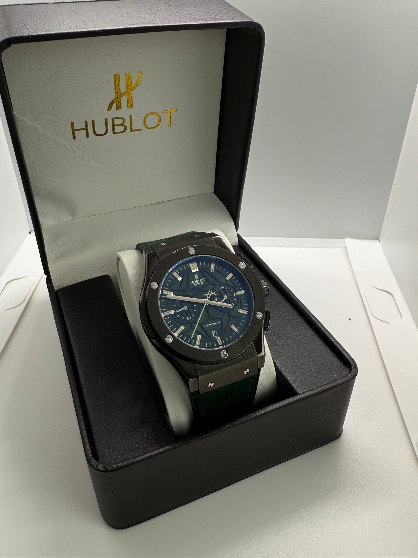 🔥 Hublot Prestige Dual Edition – Luxury Men's Chronograph Watch