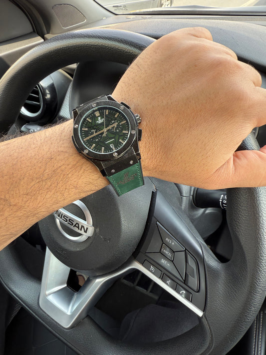 🔥 Hublot Prestige Dual Edition – Luxury Men's Chronograph Watch